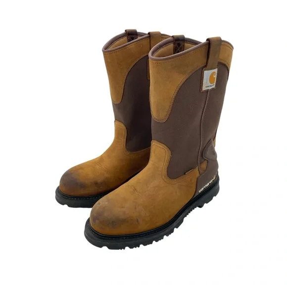 Carhartt Heritage Waterproof Wellington 9 1/2W Brown - Picture 7 of 16